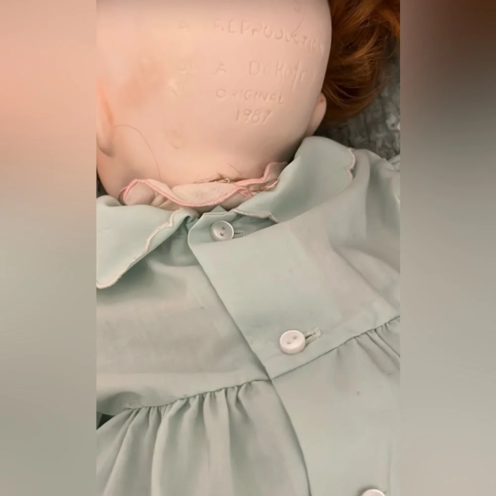 Punkin vintage doll 1987‎ Vintage Porcelain Doll with Red Hair - Picture 6 of 12